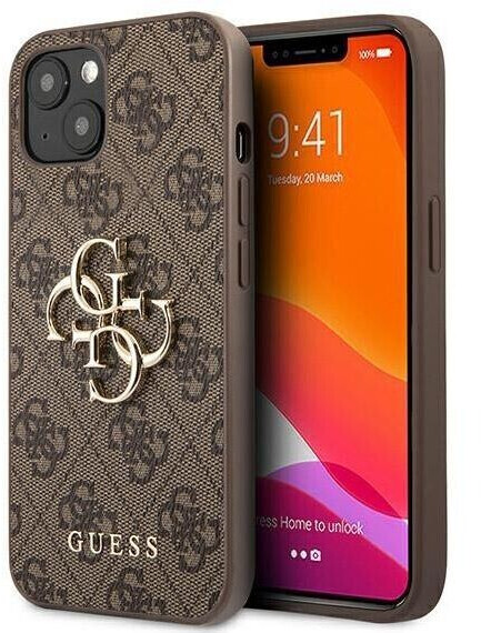 Guess 4G Big Metal Logo iPhone 13 Mini brown