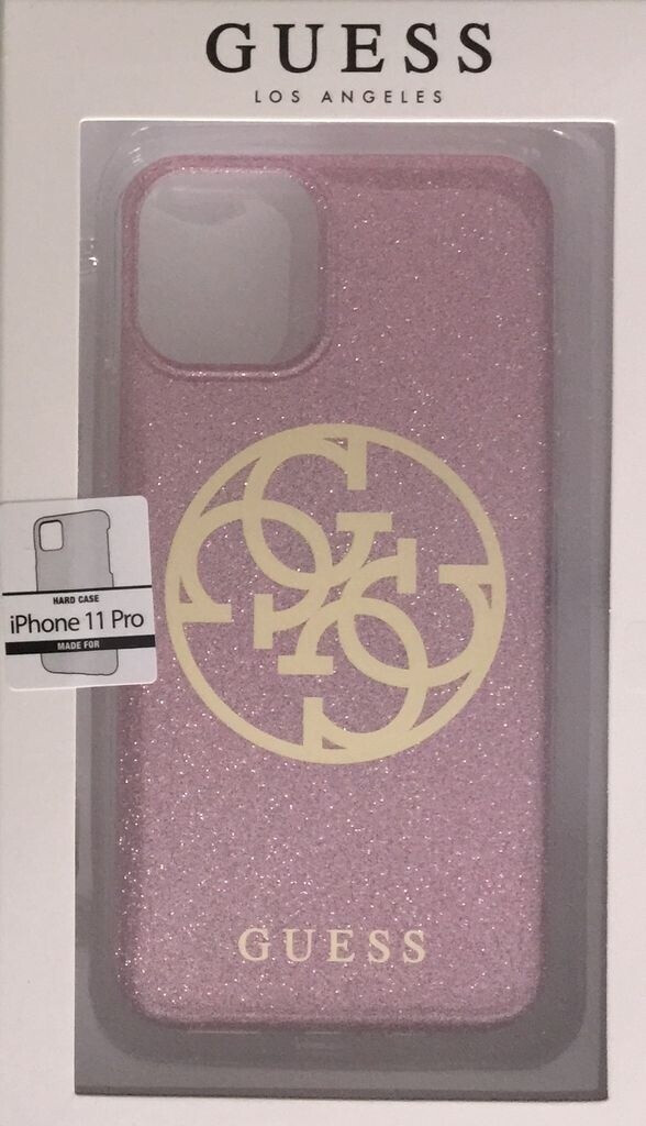 Guess 4G Circle Glitter iPhone 11 Pro rosa