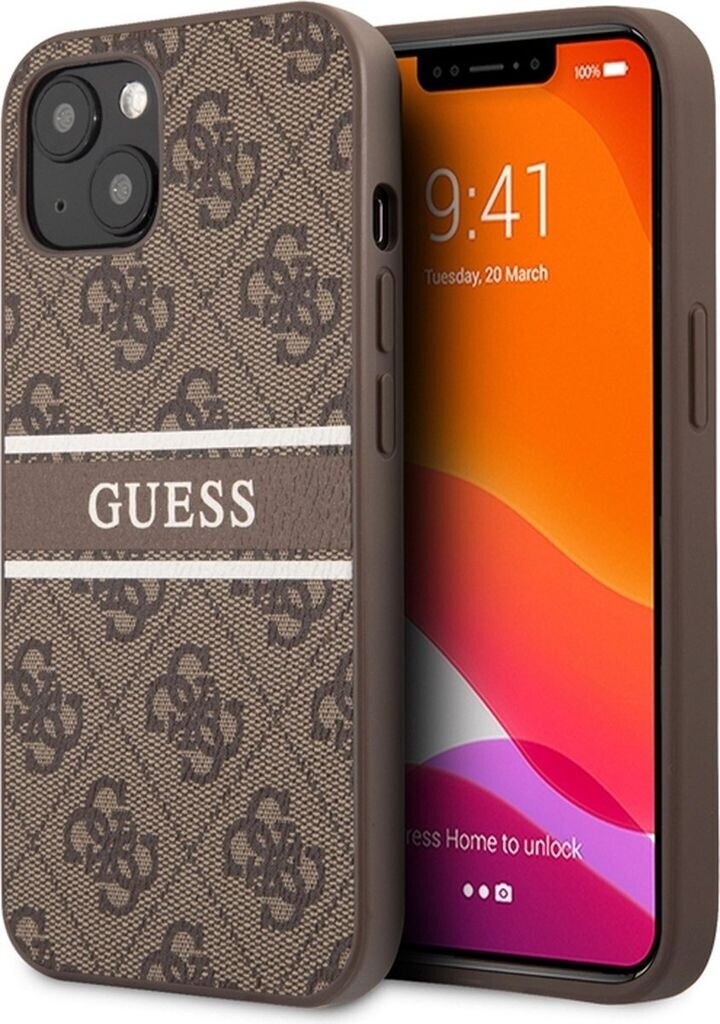Guess 4G Stripe iPhone 13 Mini brown