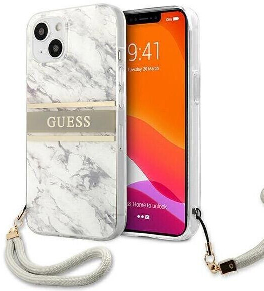 Guess Marble Strap Collection iPhone 13 Mini grey