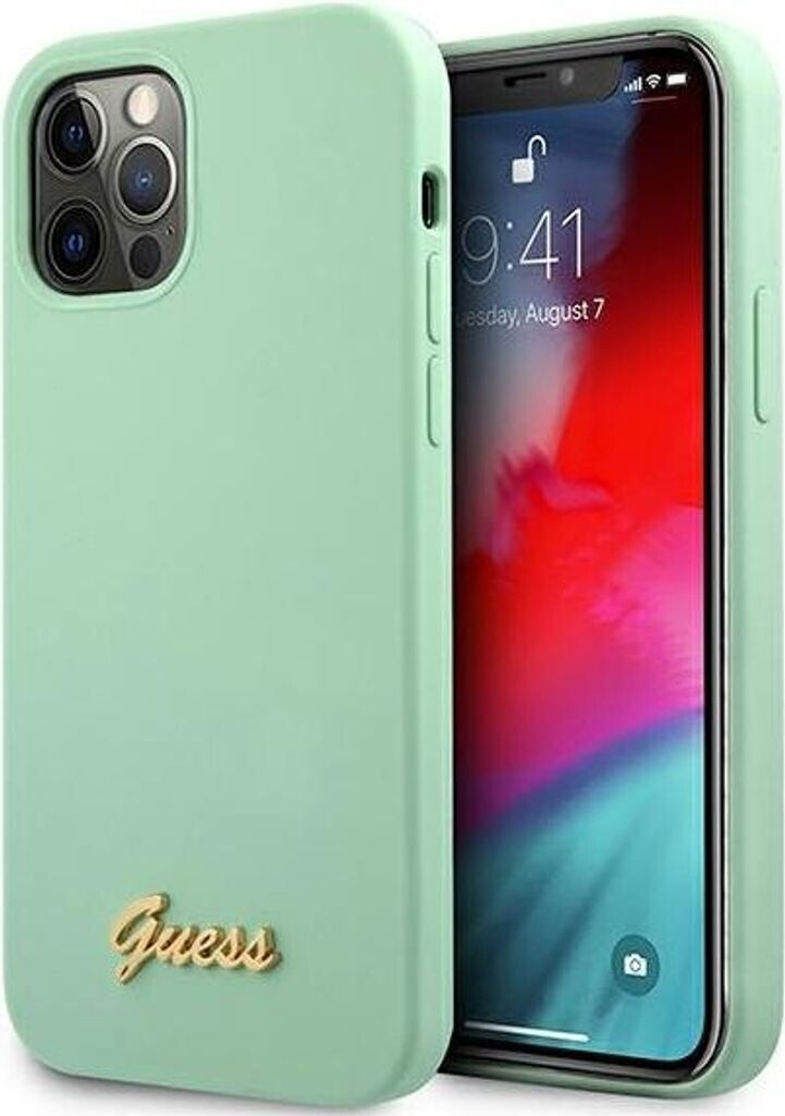 Guess Silicone Vintage iPhone 12 Pro Max Green