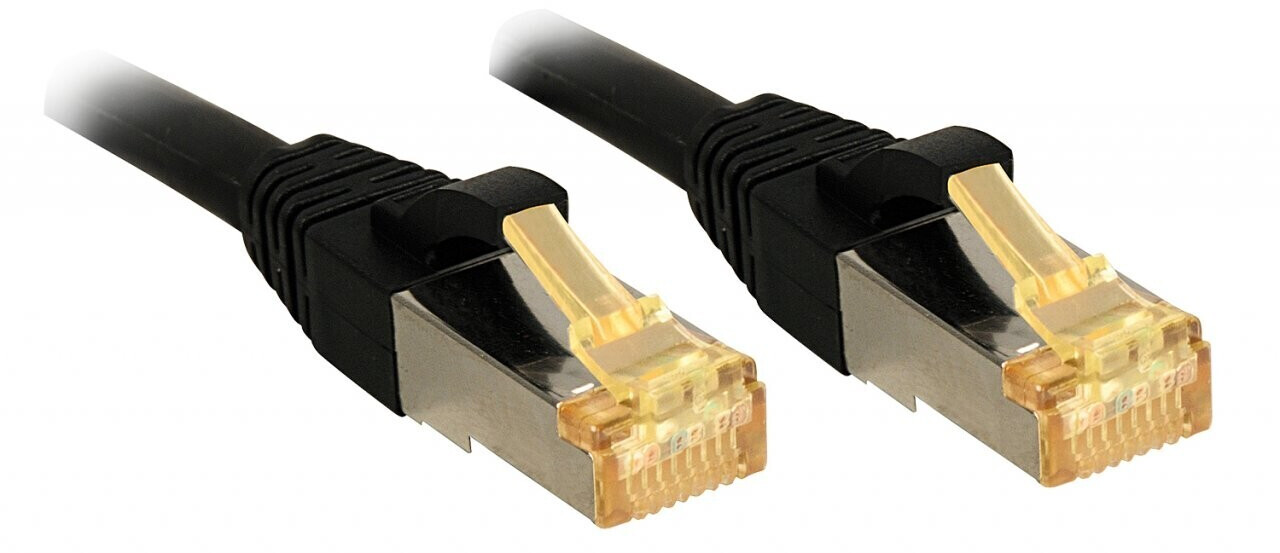 Photos - Ethernet Cable Lindy Patchcable CAT 7 2m black 47309 