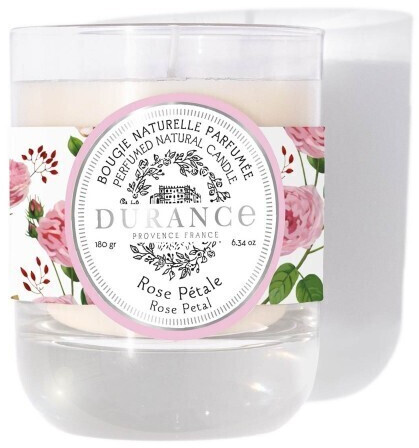 Durance Bougie parfumée rose pétale
