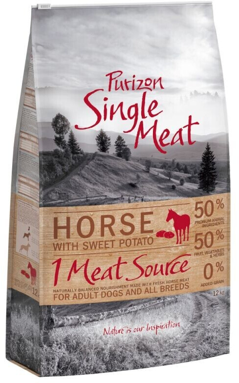 Purizon Single Meat Adult horse with Sweet potato 12kg