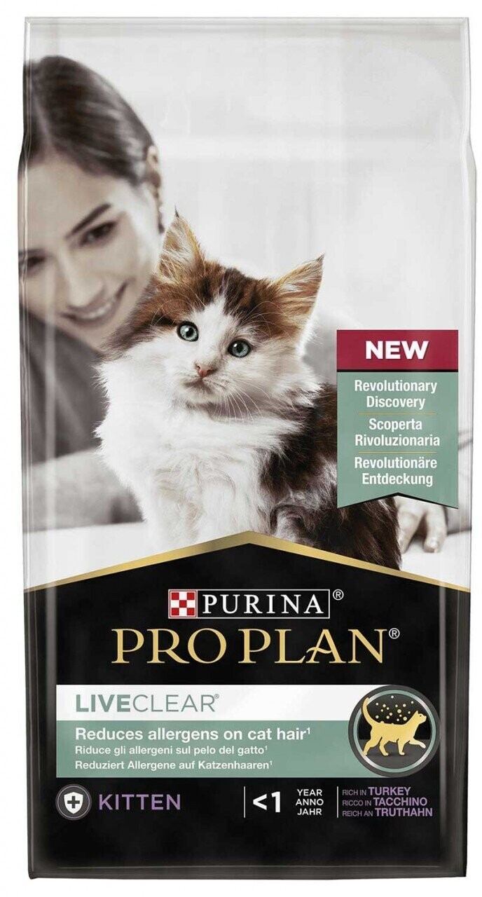 Purina Pro Plan Liveclear Kitten dinde (1,4 kg)