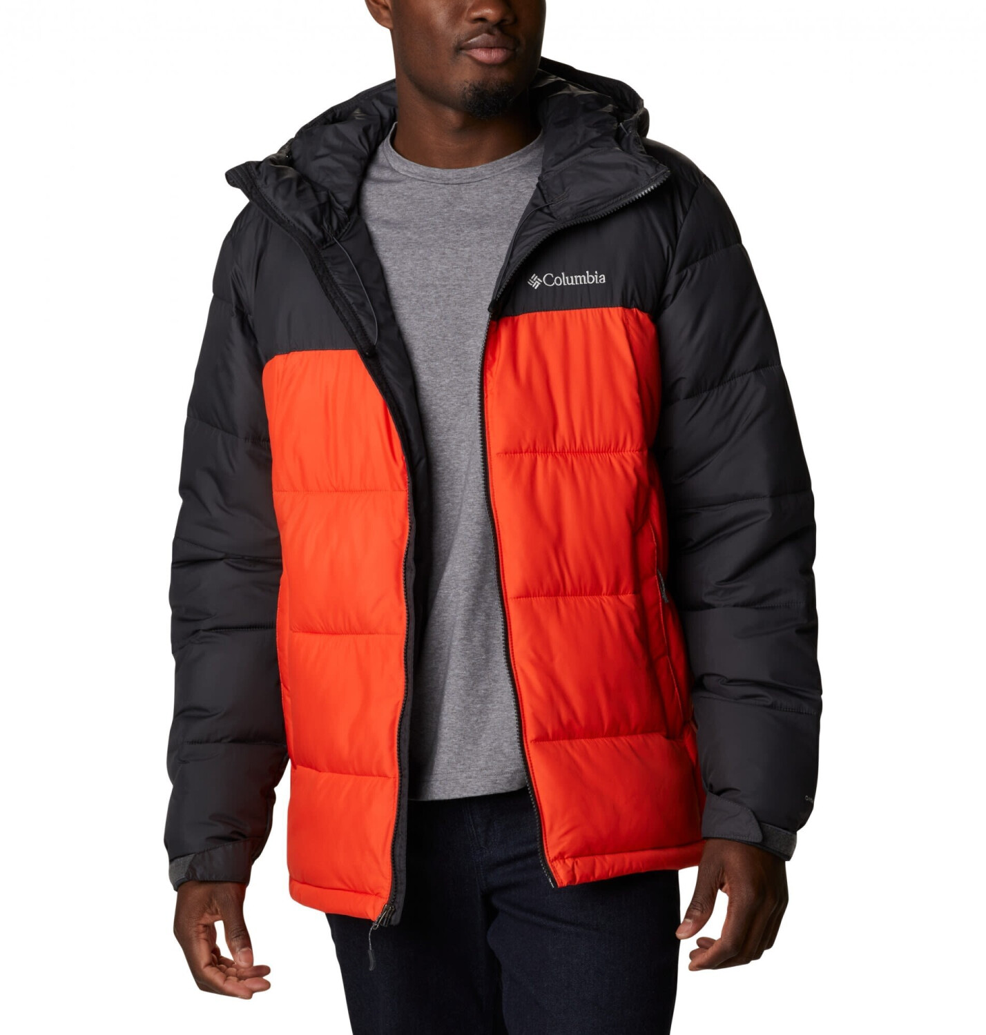 Columbia Pike Lake Hooded Jacket Men red quartz/shark