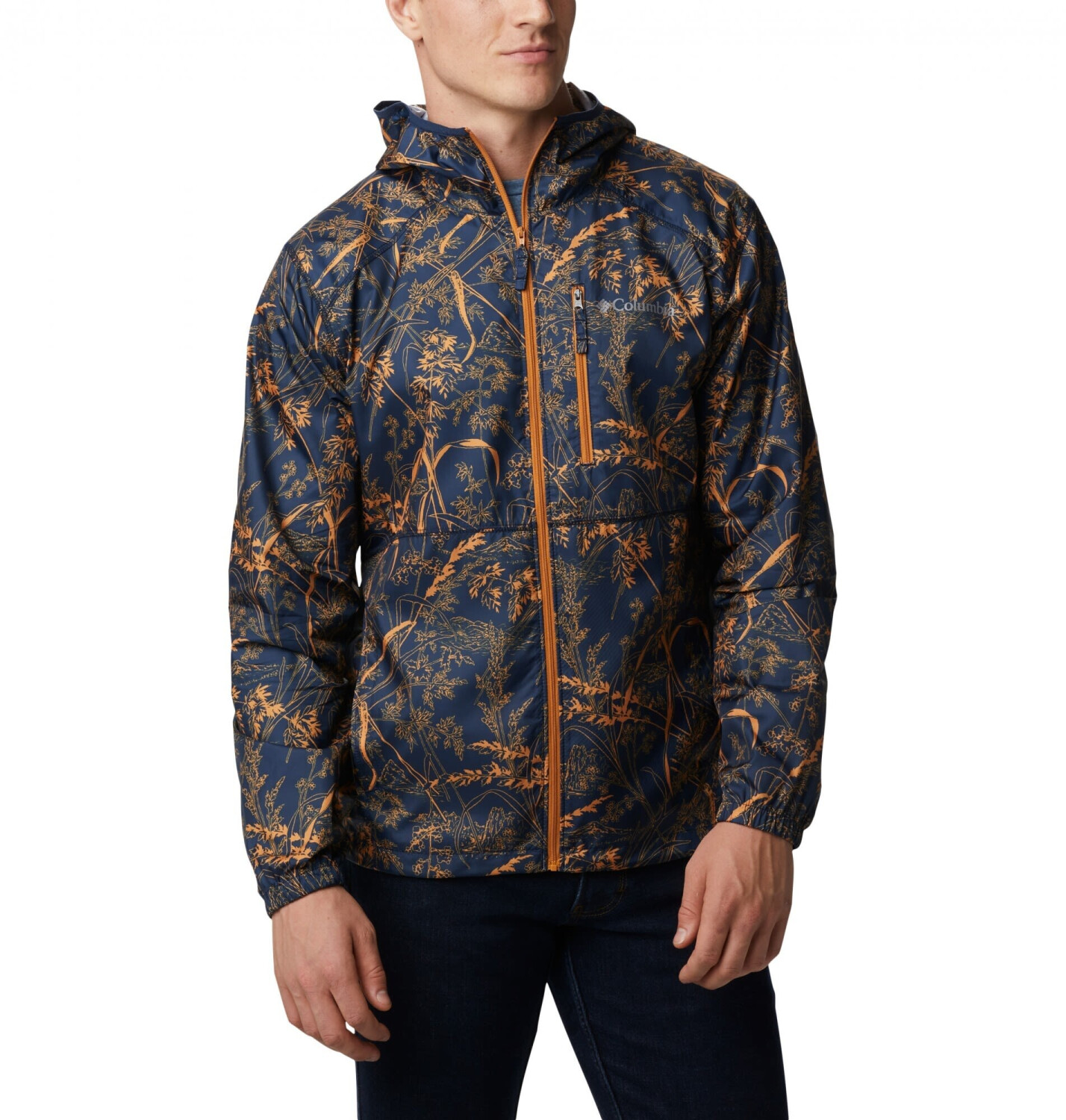 Columbia Flash Forward Windbreaker Print Jacket Men (1606803) navy oregon wonders
