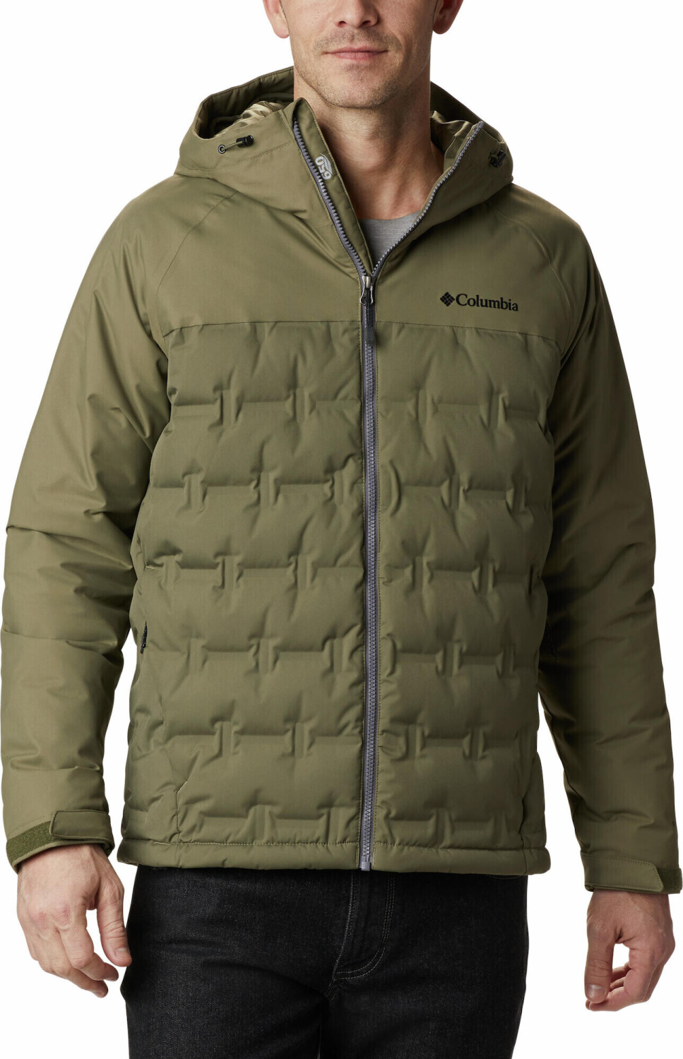 Columbia Men's Grand Trek Down Jacket stone green