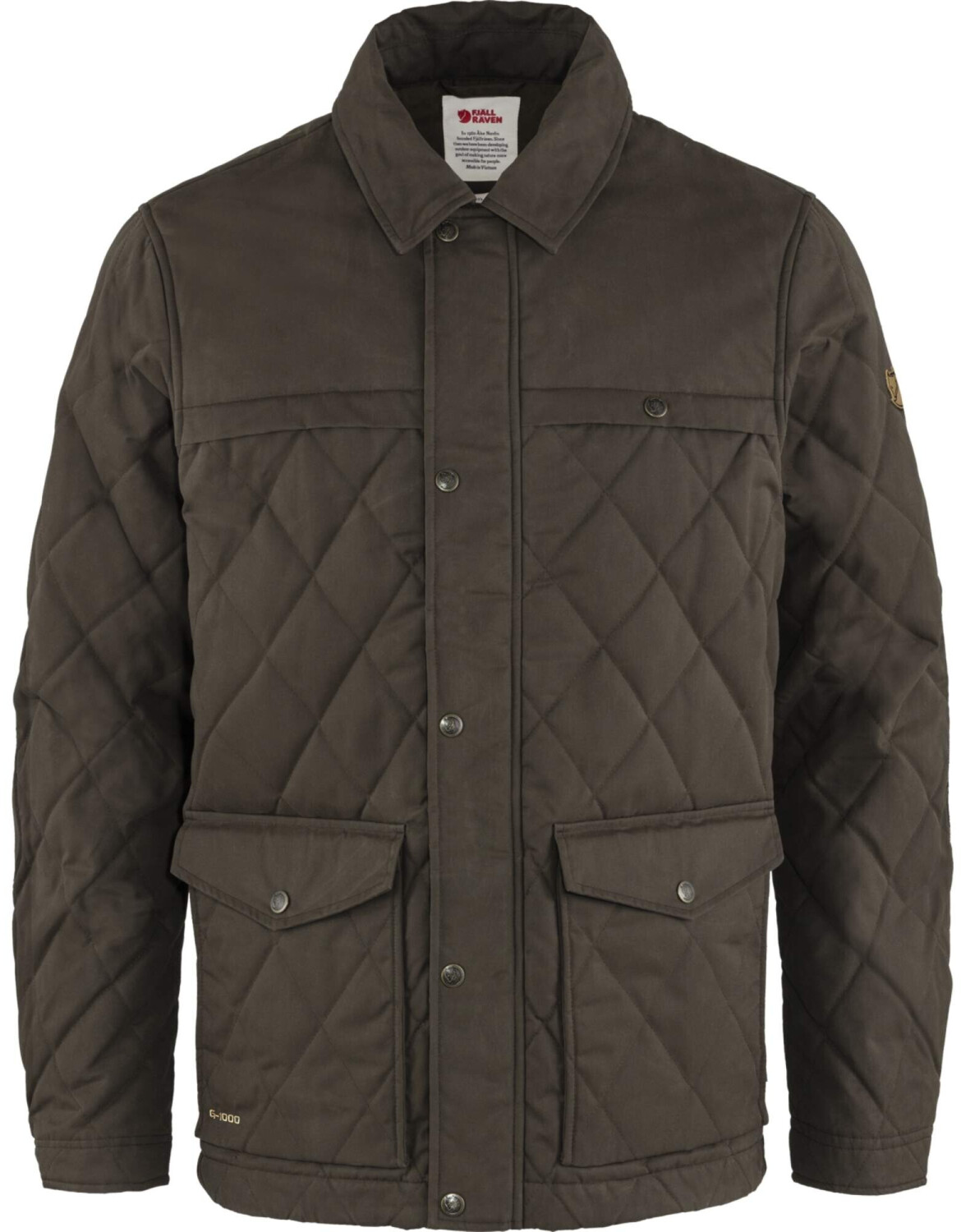 Fjällräven Övik Wool Padded Jacket (84127) dark olive