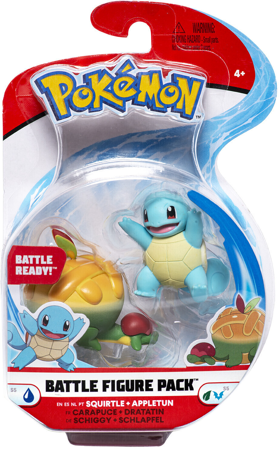 Pokémon Battle Figure Set Squirtle and Appletun (PKW0133)