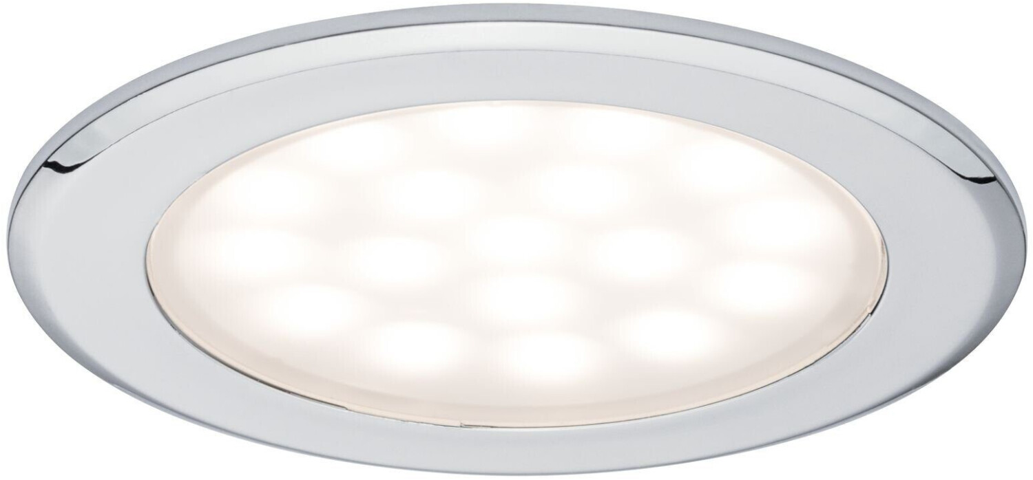 Paulmann LED Einbaustrahler Möbeleinbauleuchte rund 2x2,5W ab € 22,49 | Chrom (99920) bei Preisvergleich 2er-Set