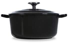 BK Cookware Bourgogne Cocotte en Fonte - Noir de jais Ø20 cm