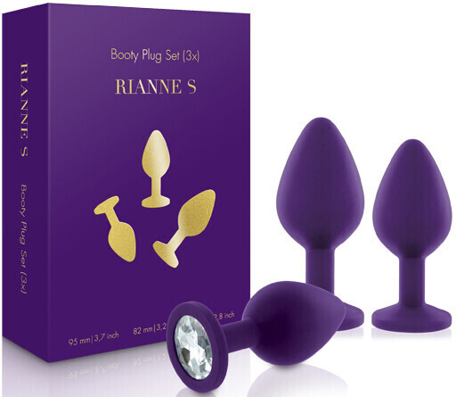 Rianne S Set Plug Booty 3 tailles (violet)