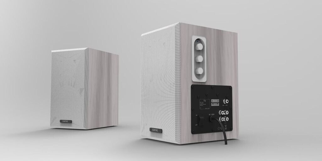 Mini Speaker Attivo Empire R3800 2.1, 64W RMS, Connessione RCA, Per PC E Dispositivi Audio, Frequenza 60-20000 Hz