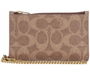light brown coach wallet