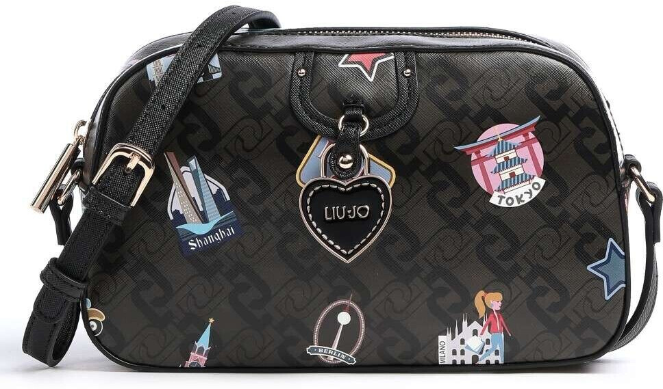 LIU Jo Esploratrice Travel Crossbody Bag black