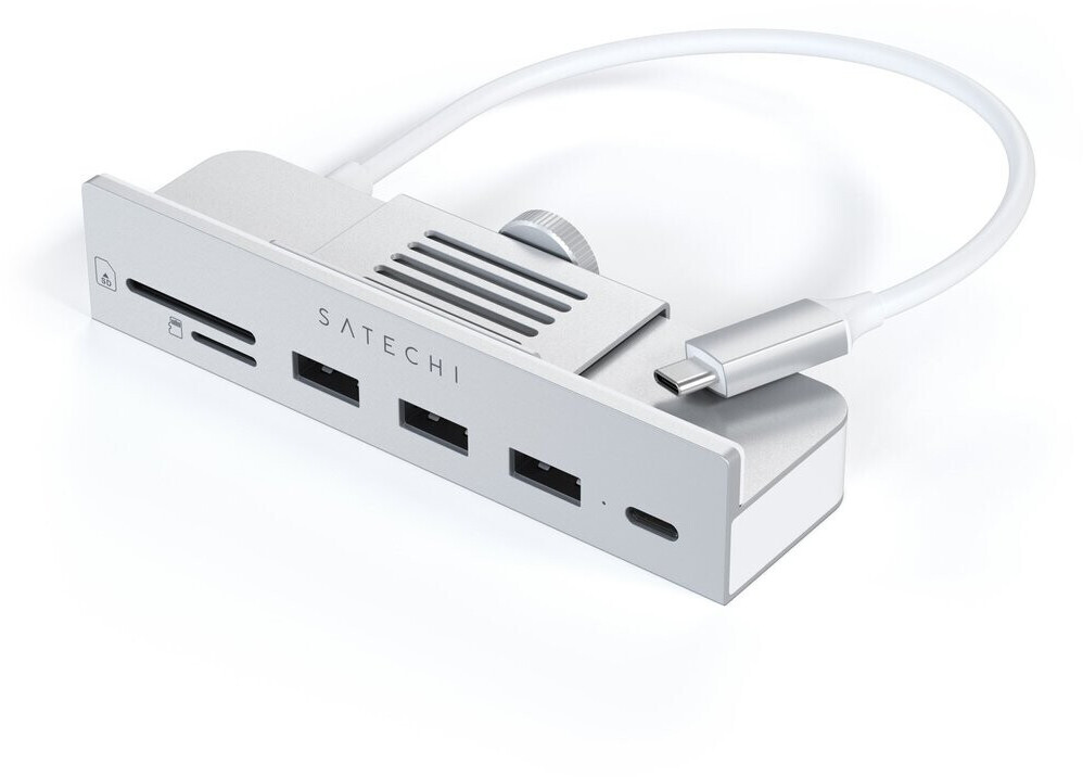 10 Gbit/s Minisopuru iMac USB-Hub für 24-Zoll-Zubehör【Silber】