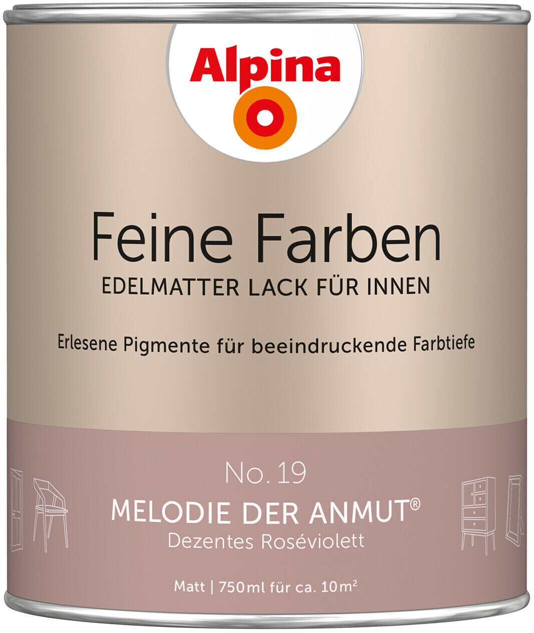Alpina Feine Farben Melodie der Anmut 2,5 L