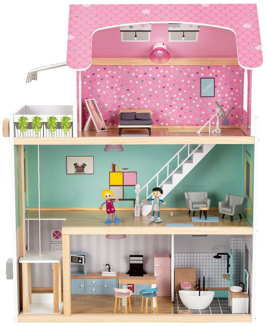 Playtive Puppenhaus 38-teilig ab € | 59,90 bei Preisvergleich