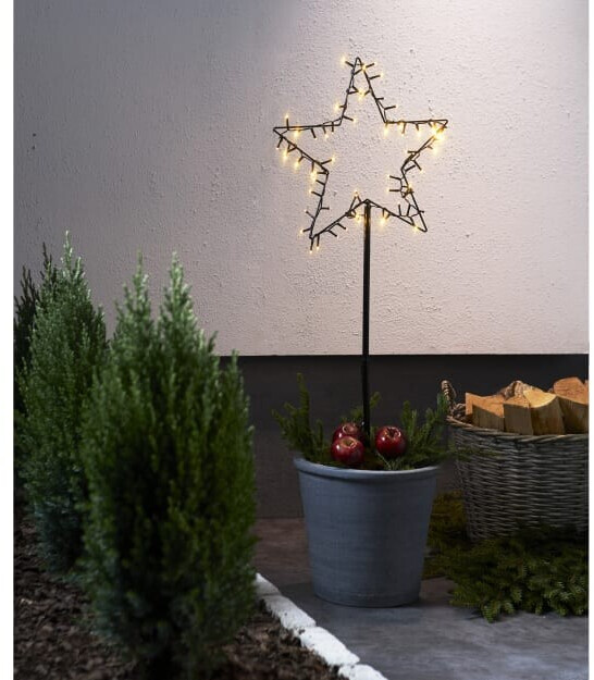 Eglo LED-Gartenstecker Stern 39x93cm 60 LEDs warmweiß (857-04) ab 13,57 € |  Preisvergleich bei