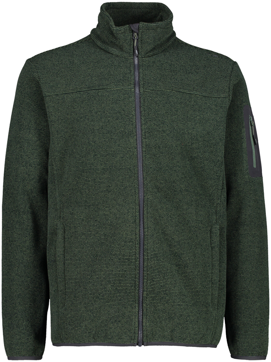 CMP Men's Fleece Jacquard-Knit-Tech Jacket (38H2237) cactus