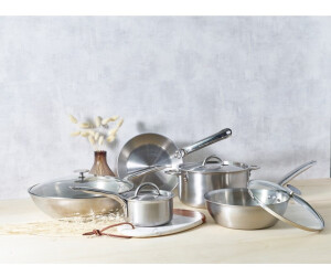 De Buyer Casserole Inox 3 Couches ALCHIMY 16 Cm - Fabriquée En France, Sans PFAS, Cuisson Parfaite, Inox 18/10, Tous Feux & Four