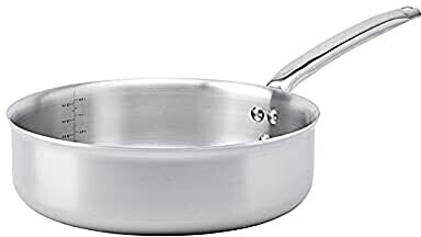 De Buyer Alchimy sauteuse bords droits inox Ø28 cm