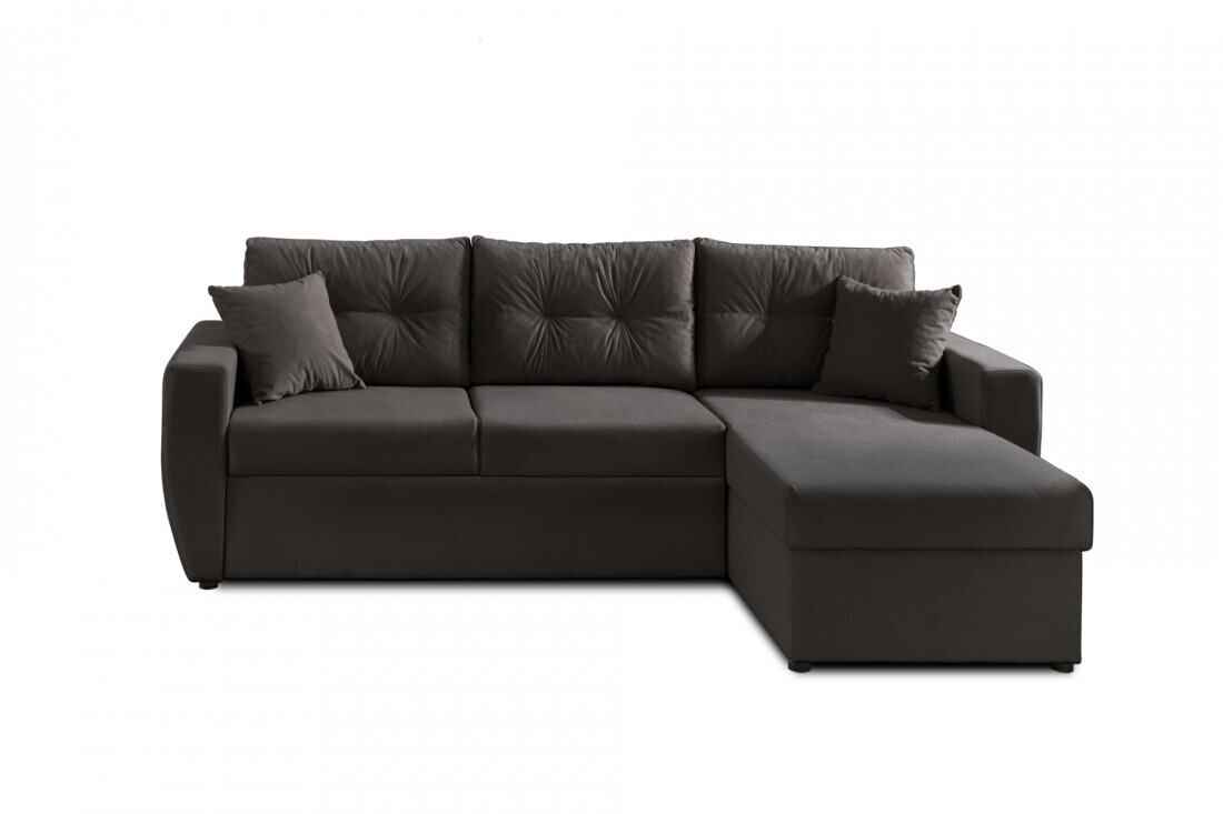 Best mobilier Canapé d'angle réversible Astoria gris foncé