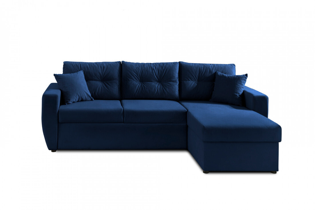 Best mobilier Canapé d'angle réversible Astoria bleu marine
