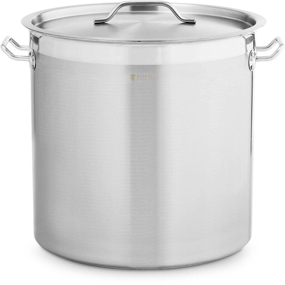 Royal Catering Marmite à induction inox avec couvercle