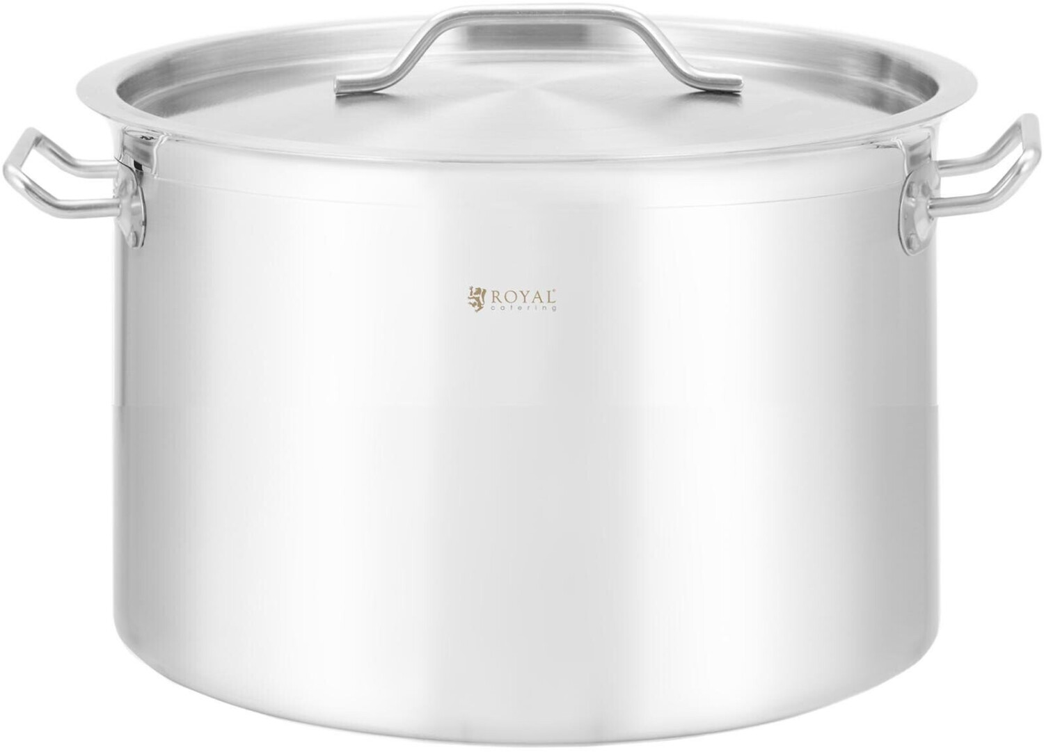 Royal Catering Marmite à induction inox avec couvercle RC-SSP17