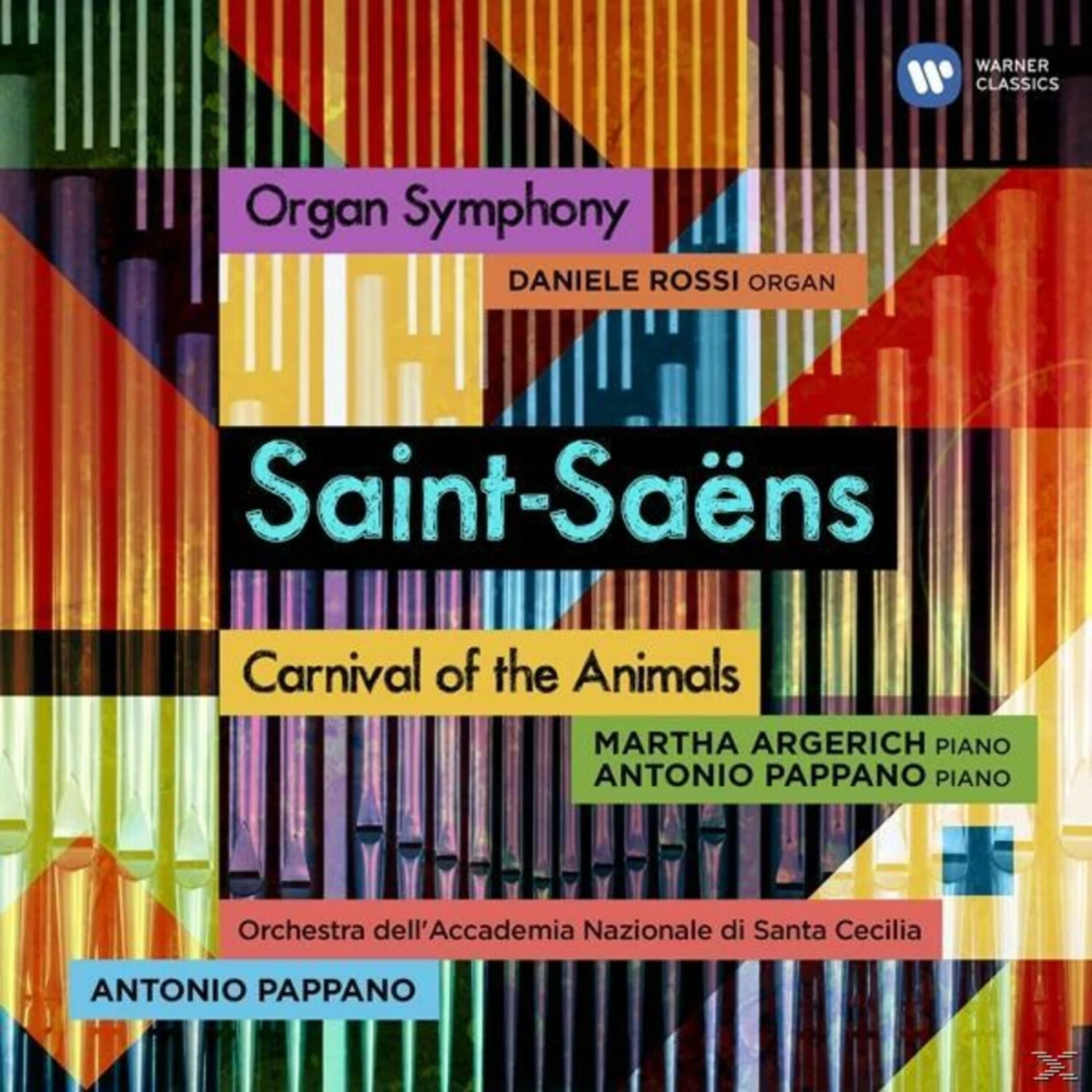 Danielle Rossi, Martha Argerich, Orchestra Dell'accademia Nazionale Di Santa Cecilia - Karneval der Tiere/Orgelsinfonie (CD)