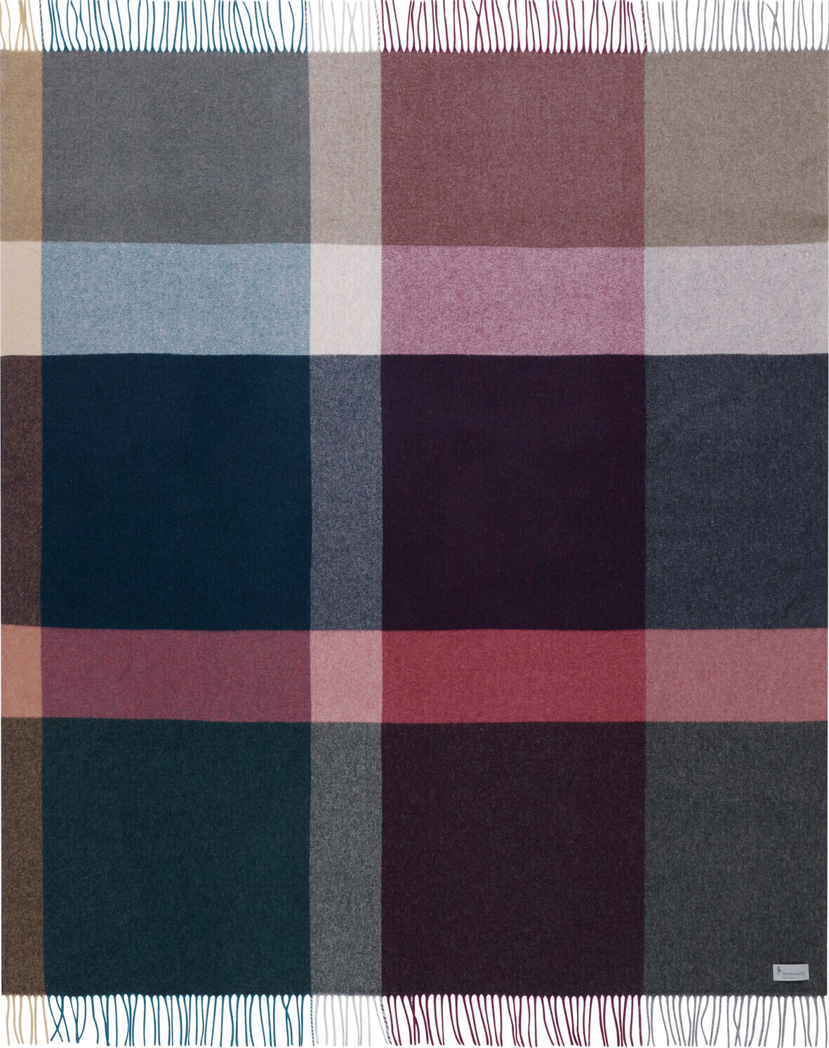 Biederlack Variation with fringes 130x170cm