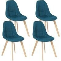 IDMarket Gaby bleu (lot de 4)