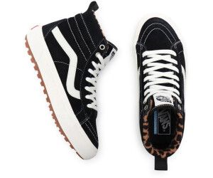 Vans nere store e leopardate
