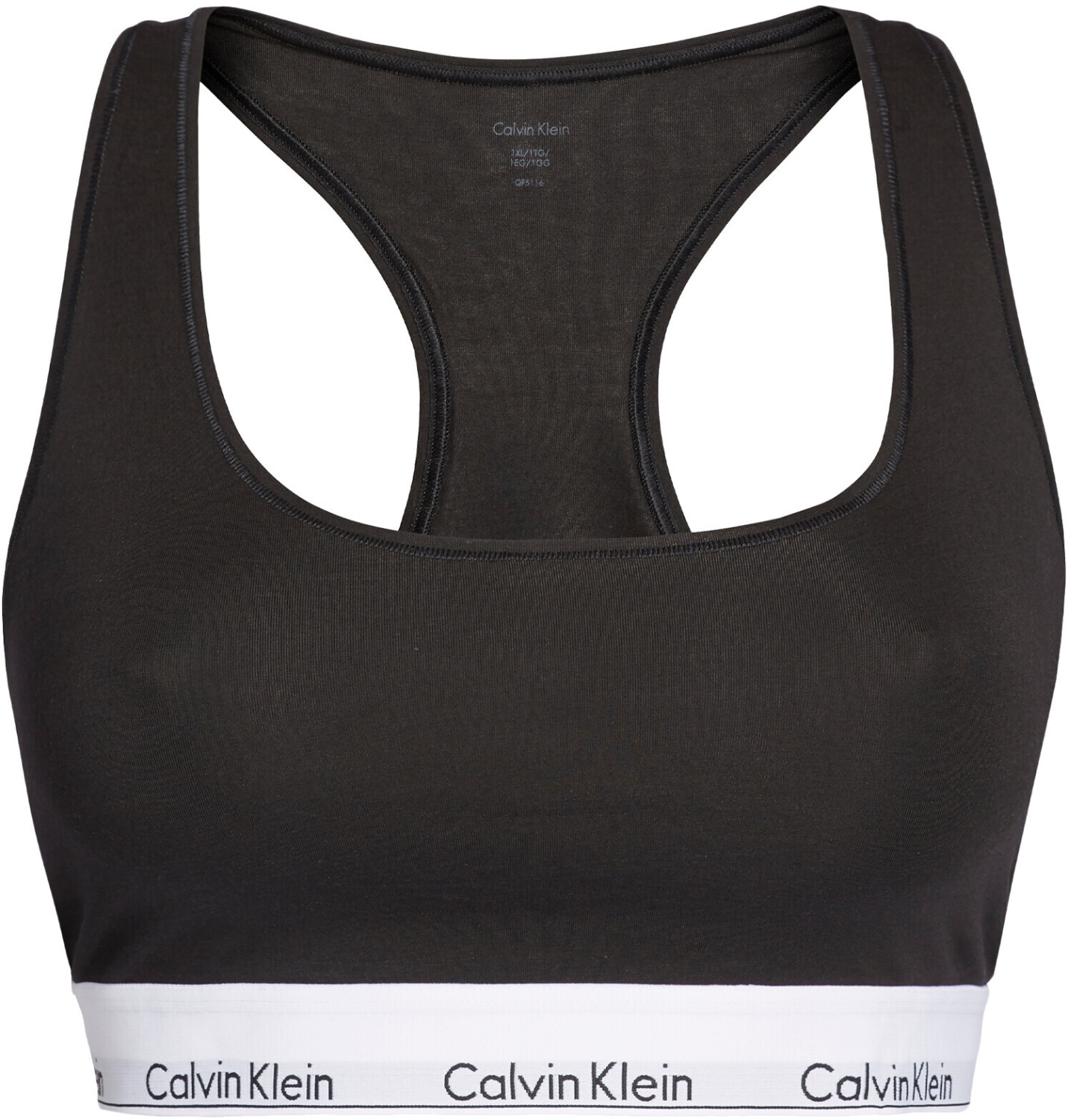 Calvin Klein Modern Cotton Bralette Plus Size black
