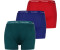 Calvin Klein 3-Pack Shorts - Cotton Stretch maya blue/soft grape/rustic red (U2662G-WIE)