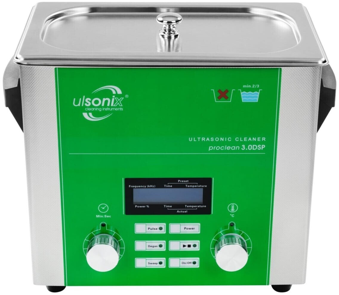 Purificateur Ulsonix Nettoyeur à ultrasons - 10 litres - Degas - Sweep -  Puls