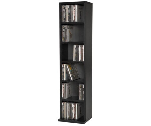 Meubles CD, DVD Meuble de rangement 45 CD en bois teinte Noir - Cdiscount  Maison