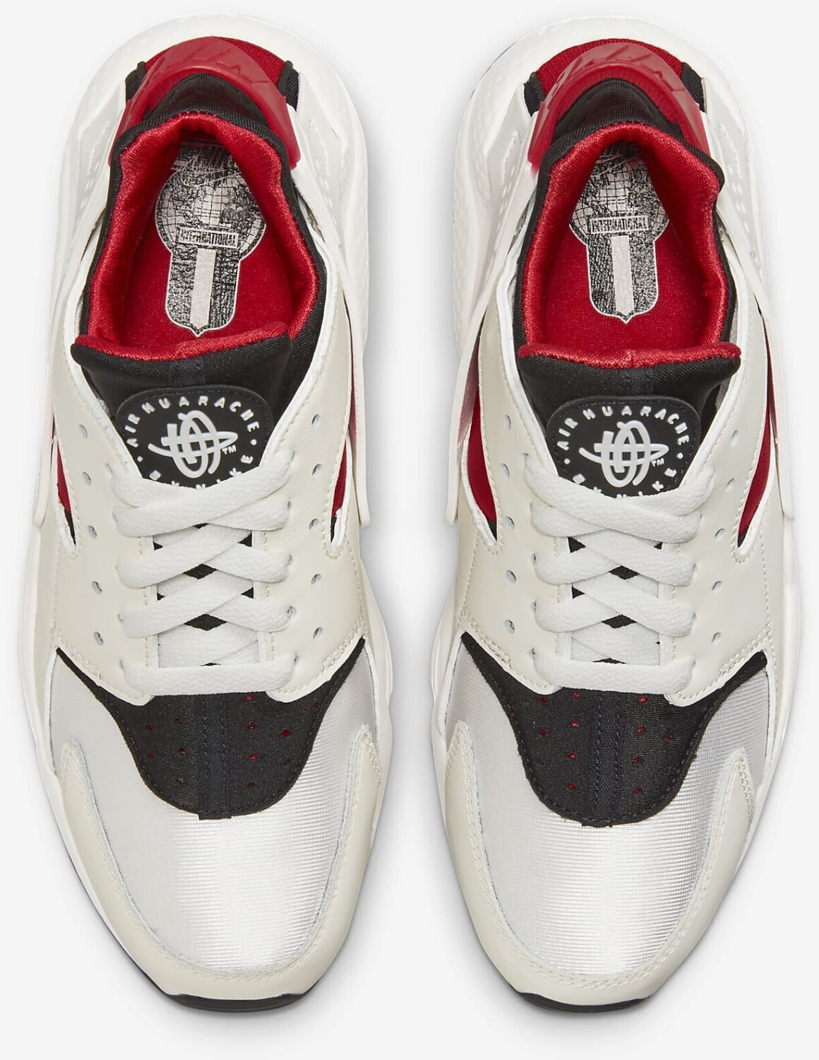 Nike huarache red and white womens sales