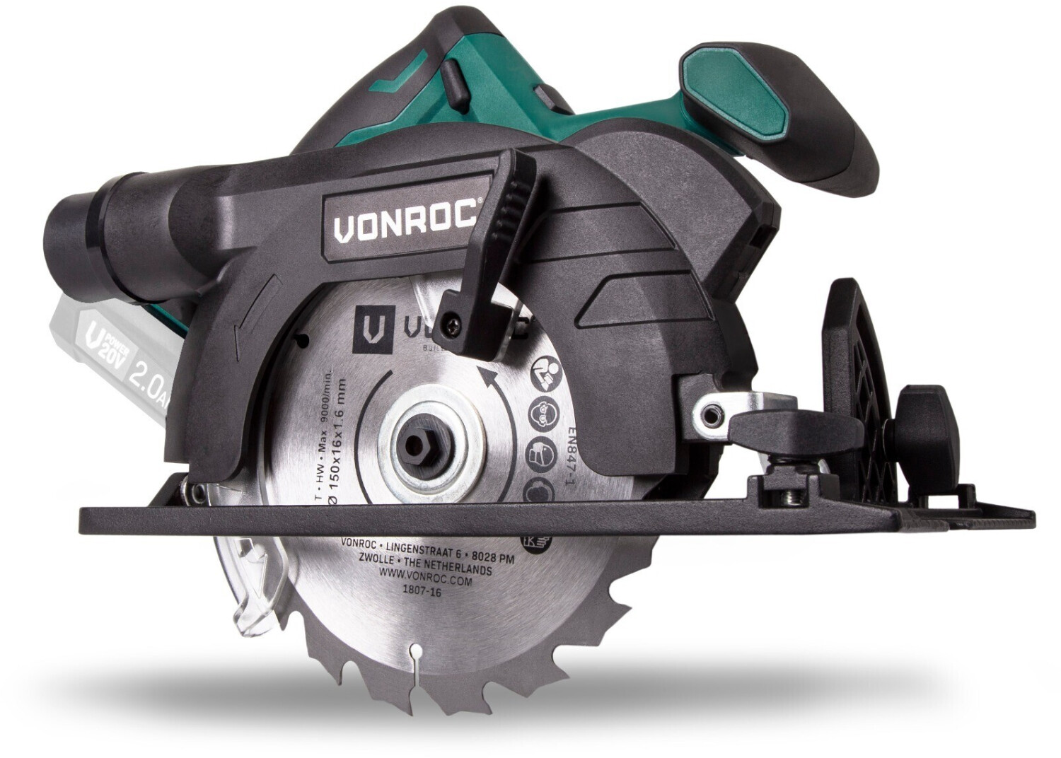 VONROC CS501DC 20V-150mm ( without battery and charger)