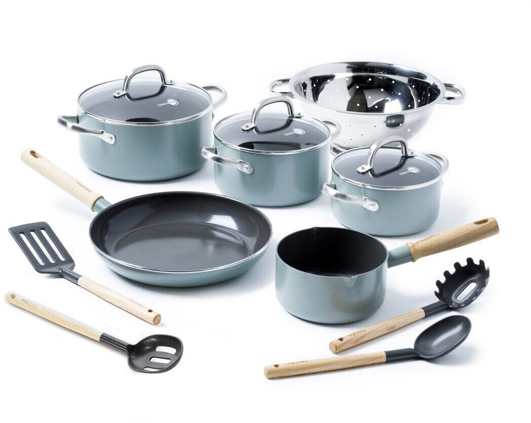 GreenPan Mayflower Pot Set 13 pcs blue (CC001596-001)