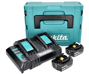 Makita Power Source Kit 4 x Akku 18 V 4 Ah mit Ladegerät im Makpac