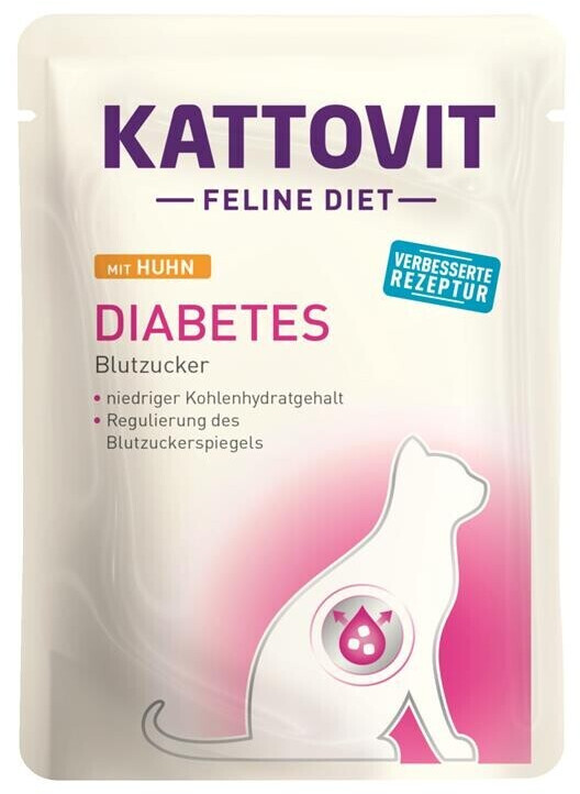 Kattovit Feline Diet Diabetes Chicken 85g