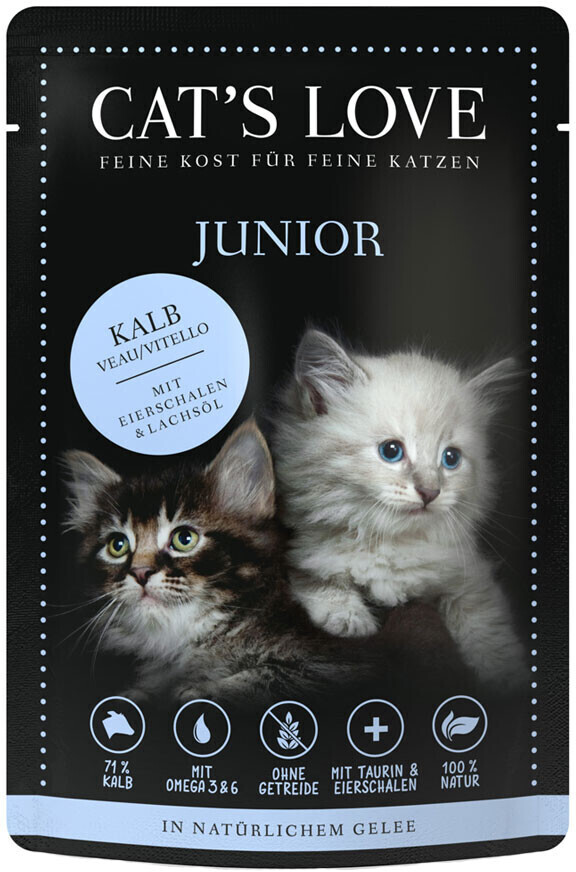 Cat's Love Junior Wet Food Veal 85g