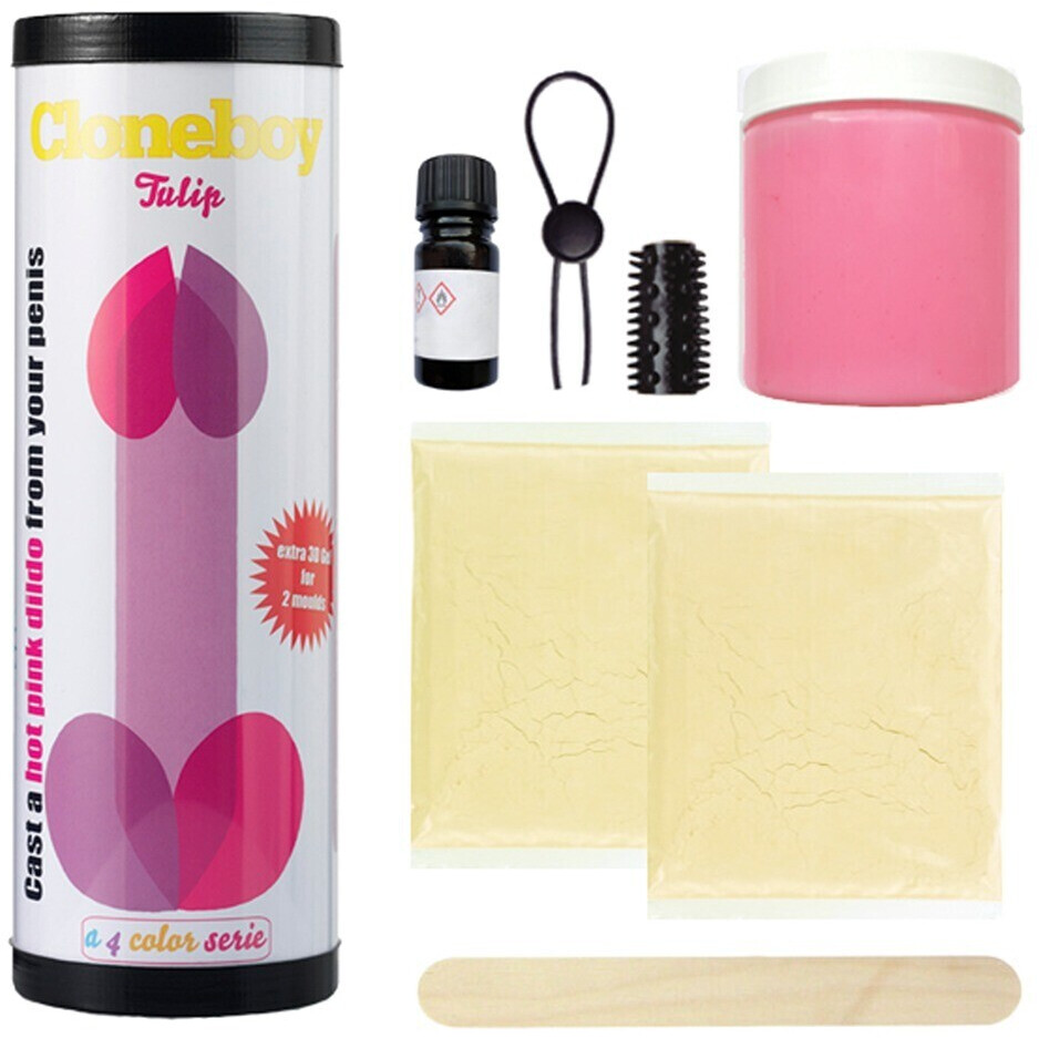 Cloneboy Dildo Tulip Hot Pink
