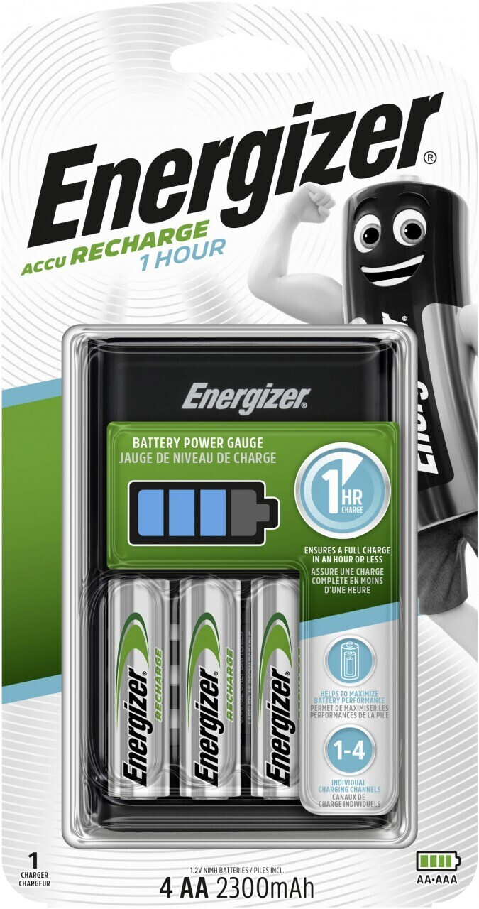 Stock Bureau - ENERGIZER Chargeur Piles Rechargeables AA et AAA, Chargeur  Express (4 Piles AA incluses)
