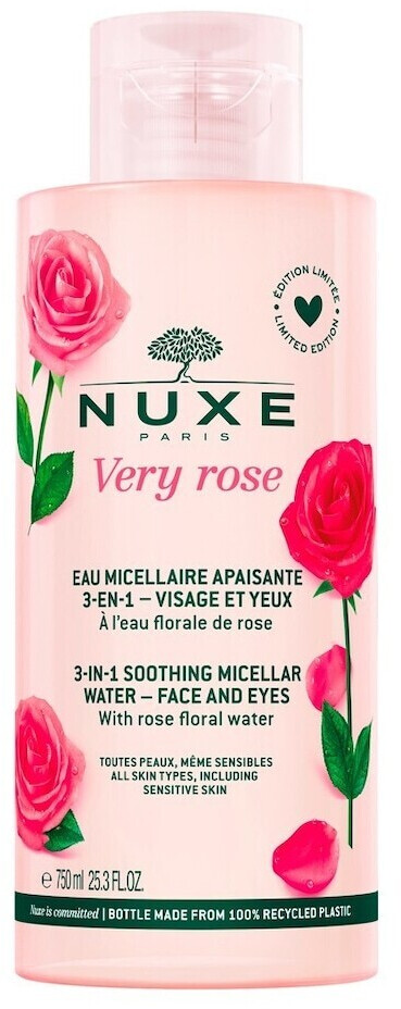 NUXE Very rose eau micellaire apaisante 3-en-1 (750 ml)
