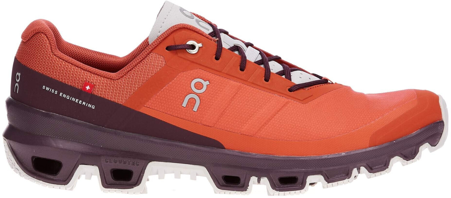 On Cloudventure flare/mulberry
