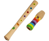 KEEPDRUM KFL1RD Flöte aus Holz für Kinder Rot 
